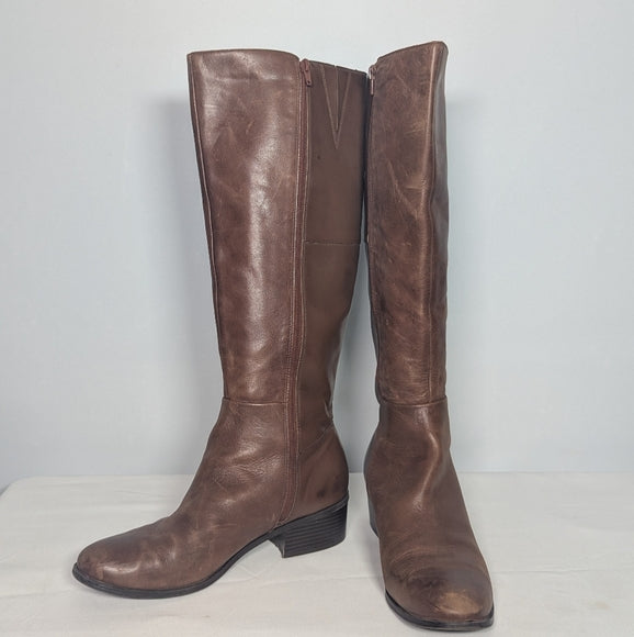 Soul Naturalizer Womens Uptown Knee High Boot sz 11 wide brown