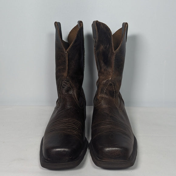 NEW Ariat Mens Leather Rambler Wide Square Toe Western Boot sz 13D wide