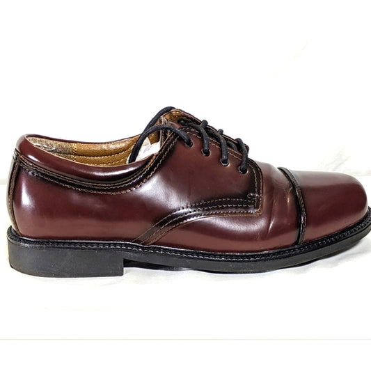 NEW Dockers Men's Gordon Oxfords Leather Cordovan Sz 13 Wide