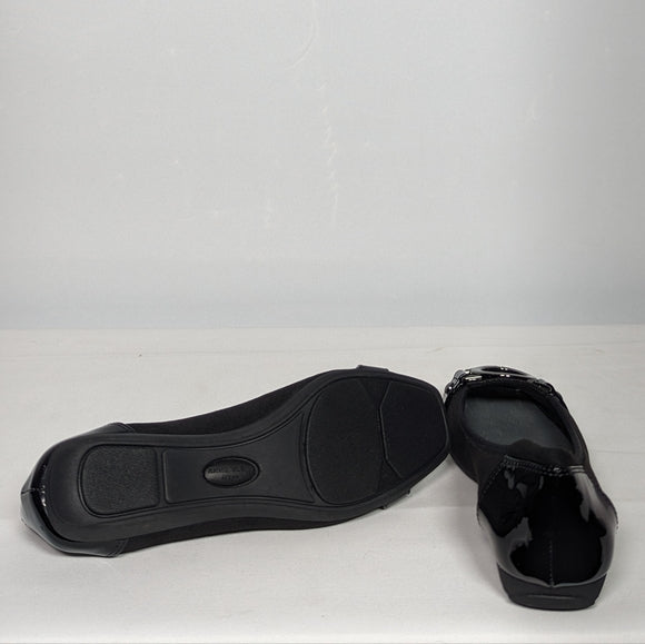 NEW Anne Klein Womens Umeko Ballet Flat Sz 5 black