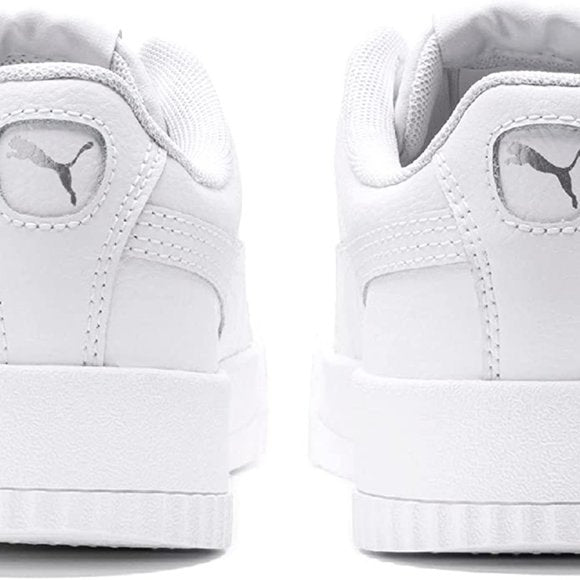 NEW PUMA Womens Carina Leather Sneaker 5 White