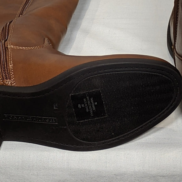 NEW Tommy Hilfiger Womens SHYENNE Equestrian Riding Boot Sz 8 brown