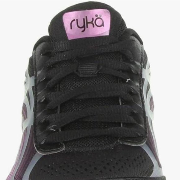 NEW Ryka Womens Devotion Plus 3 Walking Shoe Sz 10 purple/black