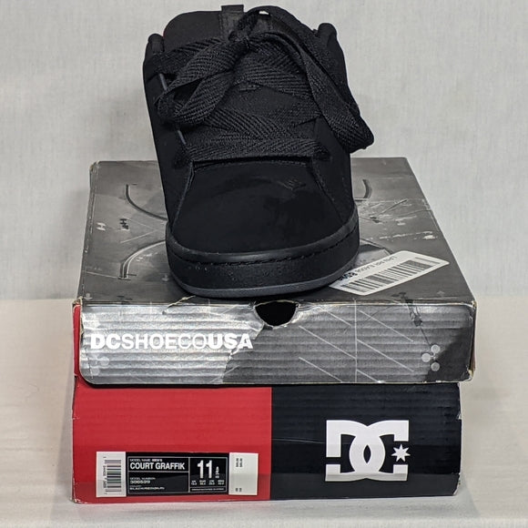 NEW DC Men's Court Graffik Skate Shoe black Sz 11