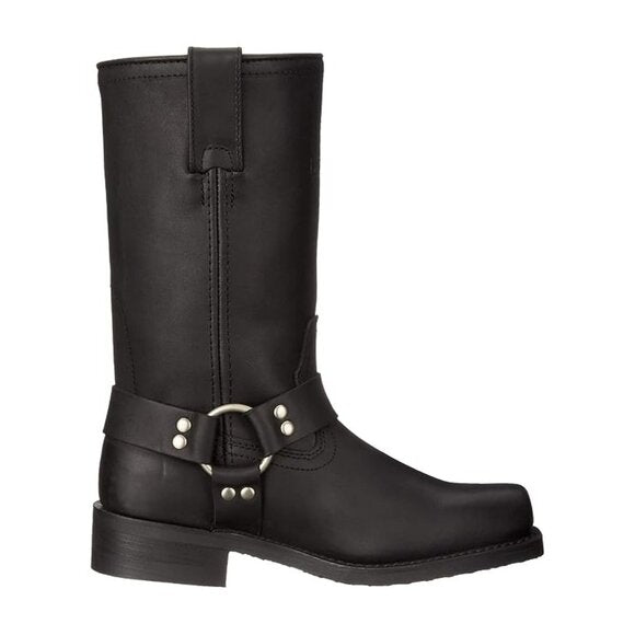NEW Ad Tec Mens 13 Inch Leather Harness Boot-m Motorcycle Boot sz 11 black