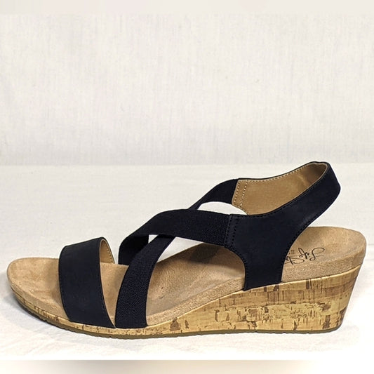 NEW Life Stride Women's Mexico Wedge Sandal Sz 10