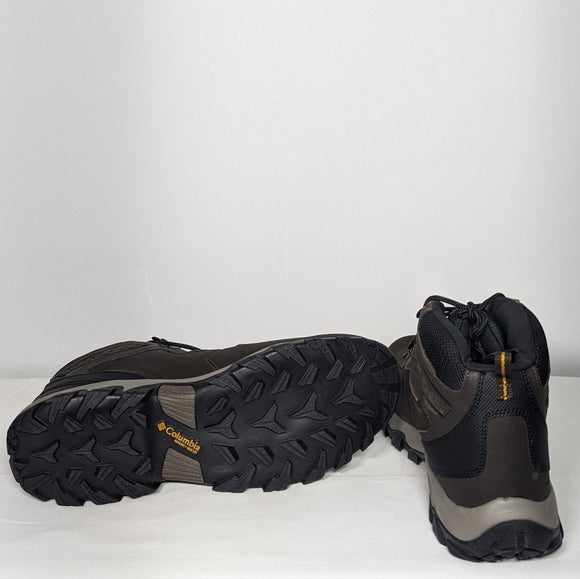 NEW Columbia Men's Newton Ridge Plus II Waterproof Sz 16 brown