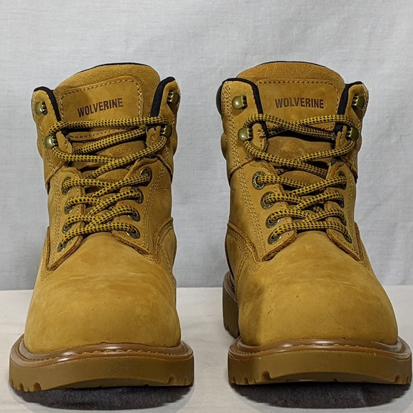 NEW Wolverine Mens Leather Floorhand 6 Inch Waterproof Steel Toe Work Boot Sz 7