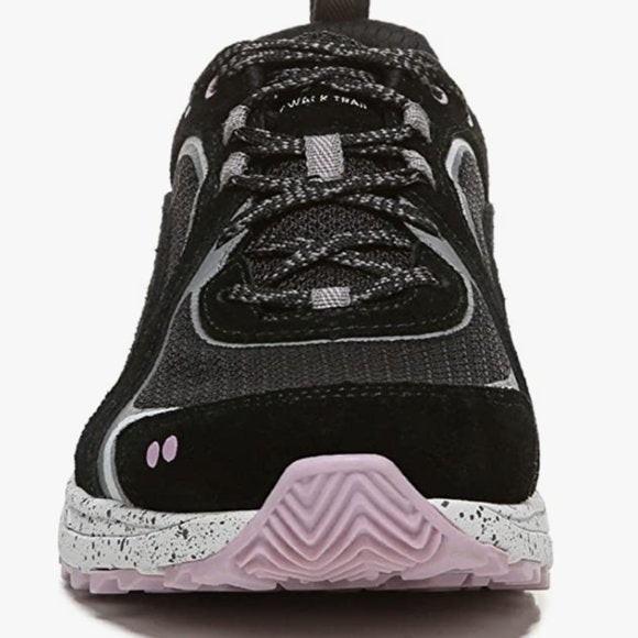 NEW Ryka Womens Sky Walk Trail Walking Hiking Shoe Sz 6.5 black/mauve