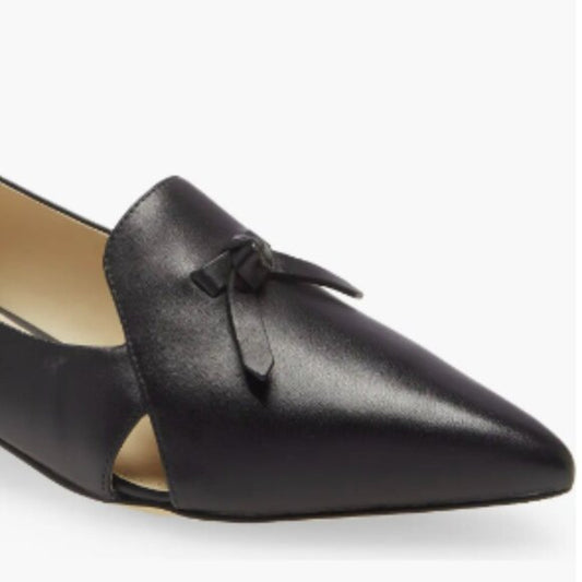 NEW Cole Haan Womens Leather Viola Skimmer Ballet black sz 8.5
